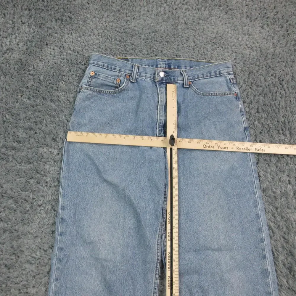 Levi's 550 Jeans Mens 36x32 Blue Relaxed Fit Tapered Leg Denim Pants 35x30.5*